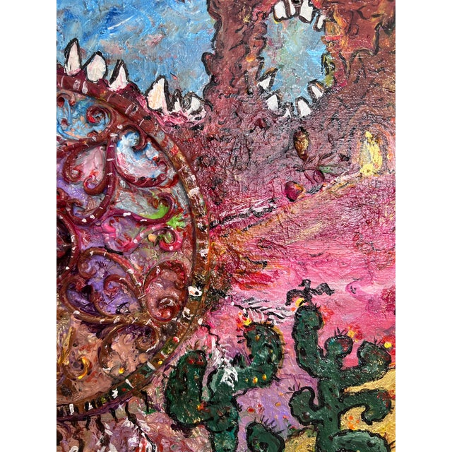 2020s Original Painting on Canvas , Titled "Arizona Adventures " by Serg Graff, Coa For Sale - Image 5 of 9
