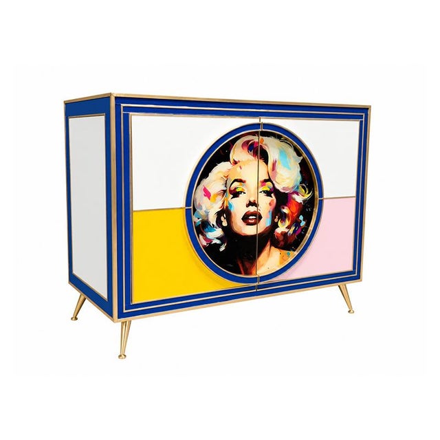 Vintage Marilyn Sideboard, 1980s For Sale - Image 3 of 5