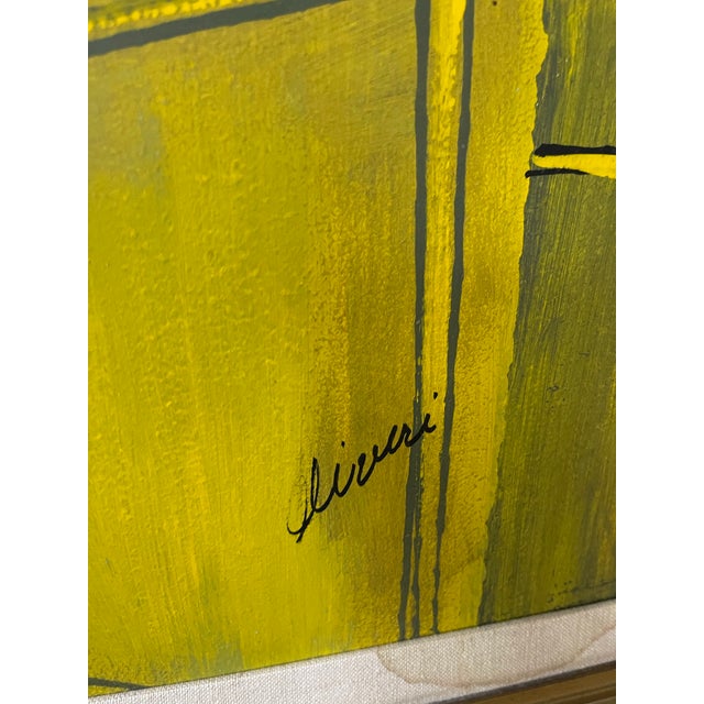 Mid-Century Modern Light-Up Mid-Century Venetian Canal Impasto Oil Painting For Sale - Image 3 of 4