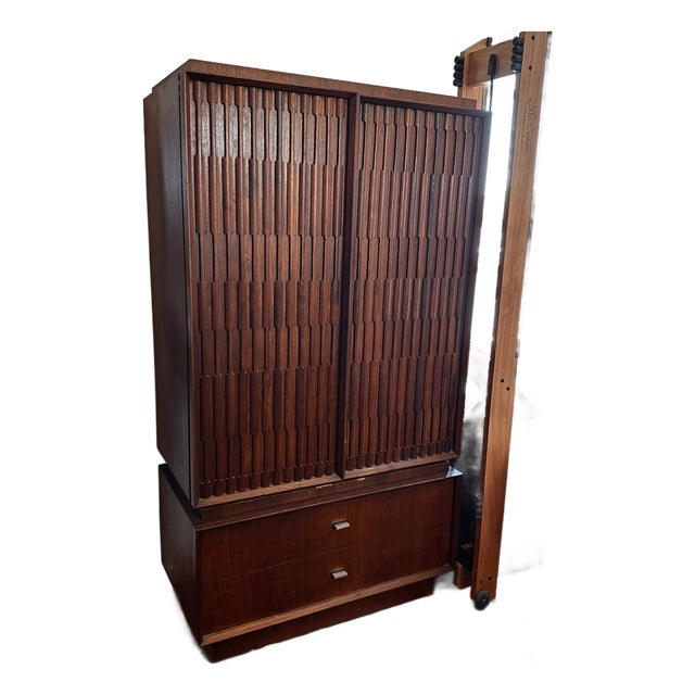 Vintage Teak Wood Gentleman's Chest: McM, Made in Canada For Sale