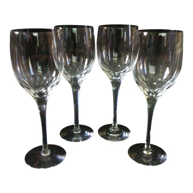 Orrefors Prelude Clear Water Goblets-Set of 4 For Sale