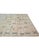 Neutral & Blue Modern Hand Knotted Rug For Sale - Image 4 of 6