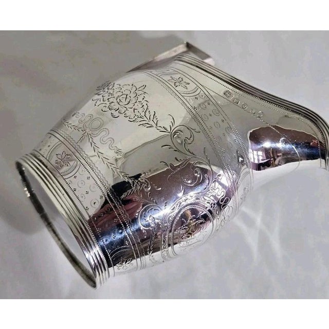 19th Century Antique George III Sterling Silver Cream Jug from Godbehere, Wigan & Boult, 1801 For Sale - Image 5 of 18