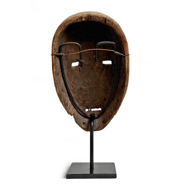 Late 19th Century Antique Kumu Mask on Stand For Sale - Image 5 of 5