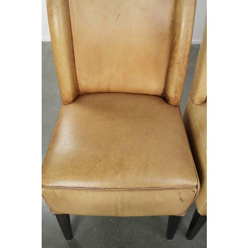 Cowhide Leather Dining Chairs, Set of 4 For Sale - Image 6 of 18