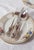 This set includes 8 knives, 8 forks, and 8 spoons. Ideal for appetizers or desserts. Measurements and weights: knives 20...