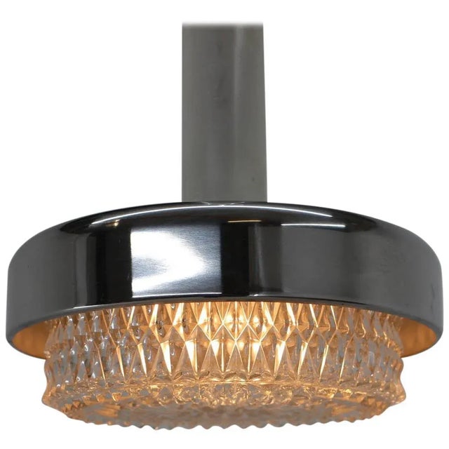 Mid-Century Pendant Lamp from Kamenicky Senov, 1970s For Sale - Image 9 of 9