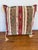 Rustic Late 20th Century Kilim Style Striped Chenille Pillow With Gold Tassels For Sale - Image 3 of 4