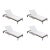 Gloster Grid Outdoor Chaise Loungers, Set of Four For Sale
