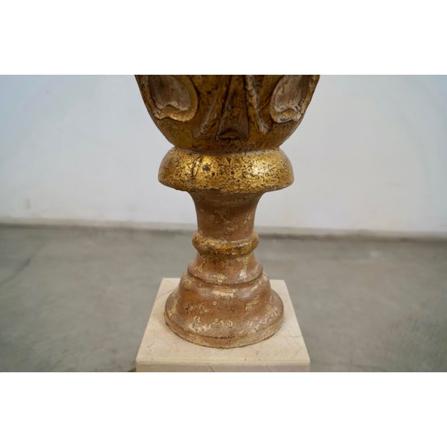 1960’s Italian Hollywood Regency Old World Fluted Column Floor Lamp For Sale In Los Angeles - Image 6 of 12