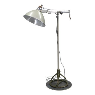 Industrial Czech Surgical Floor Lamp from Military Hospital, 1950s For Sale