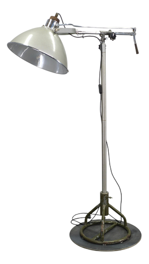Industrial Czech Surgical Floor Lamp from Military Hospital, 1950s