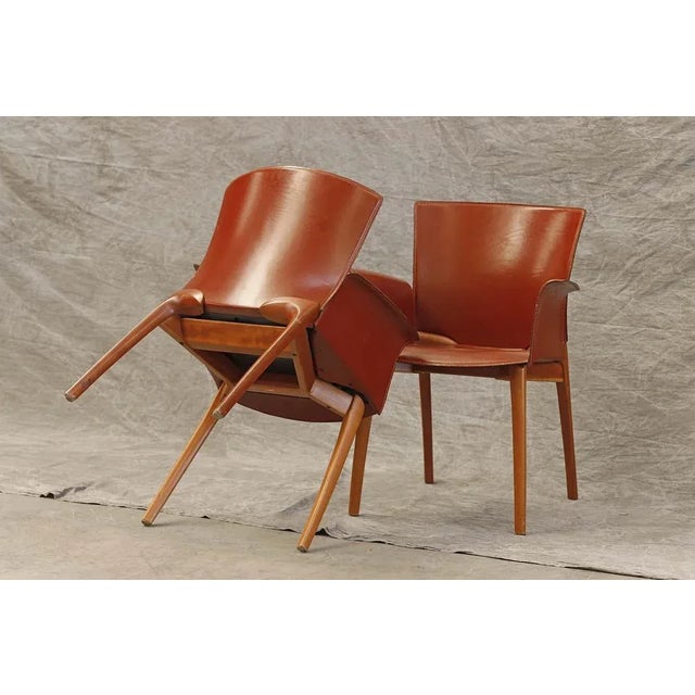 Set of U-8 Chairs by Mario Bellini for Cassina, in Very Good conditions. Designed 1970 to 1979 This piece has an...