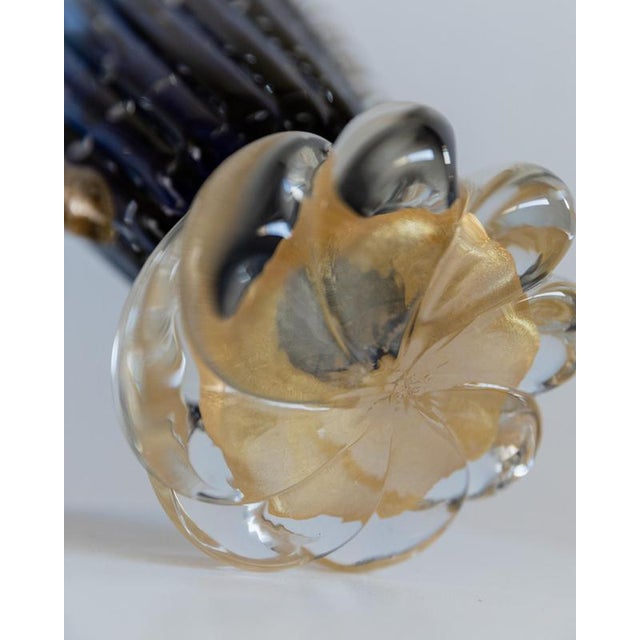 Vintage Murano Glass Vase by Barovier, 1960s For Sale - Image 11 of 15