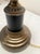 Late 20th Century Neoclassical Vintage Trophy Cup Urn Style Bronze & Black Lamp Excellent Condition For Sale - Image 5 of 13