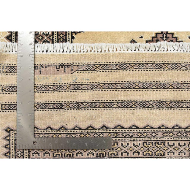 Bokhara Runner 2’7” X 7’11” Beige Wool Tribal Hand-Knotted Oriental Rug For Sale - Image 13 of 13