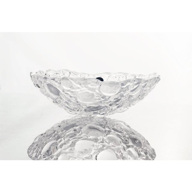 Beautiful crystal bowl by Royal Copenhagen, Denmark This piece has an attribution mark, I am sure that it is completely...