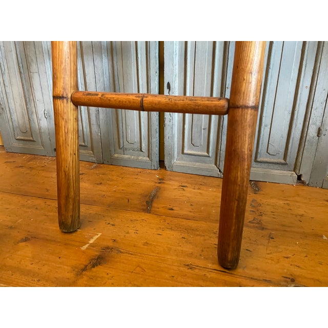 Brown French Library Ladder in Faux Bamboo, 1890s For Sale - Image 8 of 11