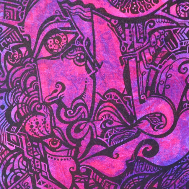 This is a one of a kind original abstract cubist acrylic painting on canvas by San Diego artist, Alexander Arshansky. Its...