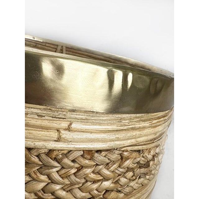 Vintage French Rush Basket, 1960 For Sale - Image 6 of 13