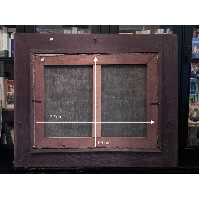 Marius Baron, The Verdon Gorge, 1930, Oil on Canvas, Framed For Sale - Image 6 of 7