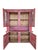 1980s French Two-Part Kitchen Buffet in Red Paint, 1980s For Sale - Image 5 of 9