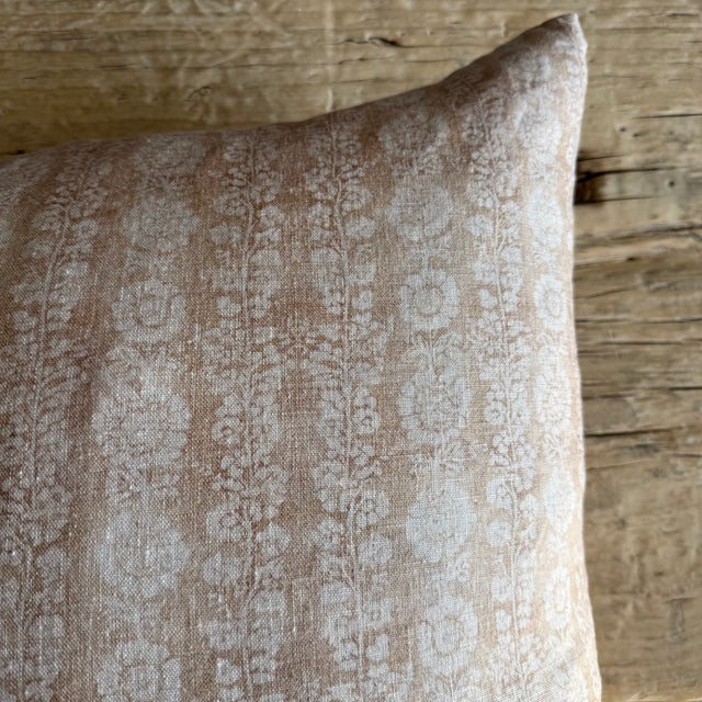 Linen Nancy Floral Linen Pillow For Sale - Image 8 of 8