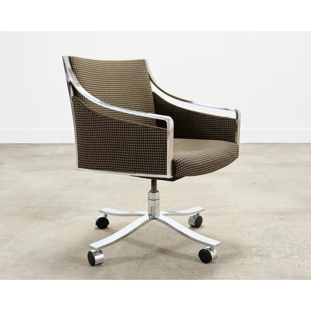 Bert England Office Swivel Steel Desk Armchair for Stow Davis For Sale - Image 9 of 18