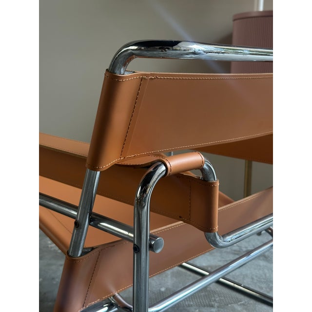 Wassily B3 Armchair by Marcel Breuer for Gavina, 1970 For Sale - Image 6 of 9