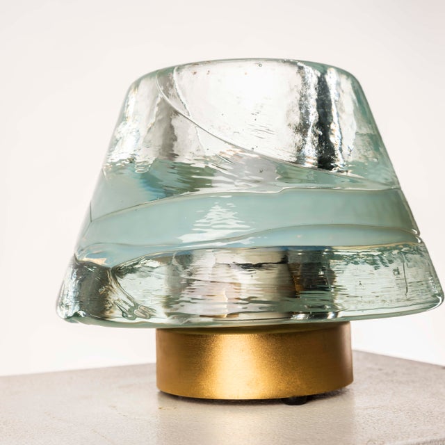 Murano Glass and Bronze Table Lamp by Renato Toso and Roberto Pamio, 1970s For Sale - Image 6 of 18