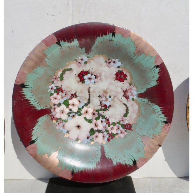 Assembled Set of 3 MCM Enamel Copper Trays - A Set of 3 For Sale - Image 9 of 13