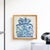 Artist: Tatiana Duperault Medium: Oil, Acrylic on canvas Framed Size: 13” W x 13” H Style: Botanical, minimalist, modern...
