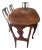 1980s Hickory Chair Dining Set of 7 For Sale