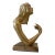 Vintage Boho Studio Bust Sculpture of Female For Sale