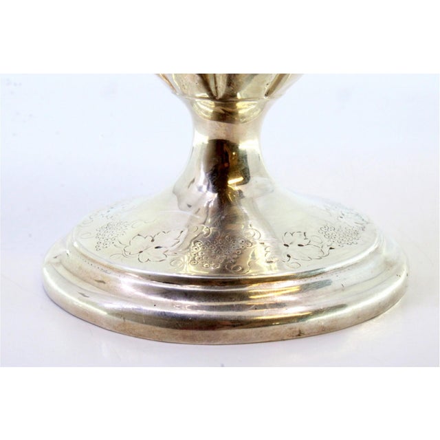 Silver Wine Jug with Engraved Wine Motifs For Sale - Image 3 of 8