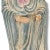Wood Pair of Mid-Century Chinese Hand-Carved Wooden Guanyin Figures – Painted Polychrome Finish, 23″ For Sale - Image 7 of 13