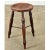 Brown English 19th Century Turned Walnut Stool For Sale - Image 8 of 9
