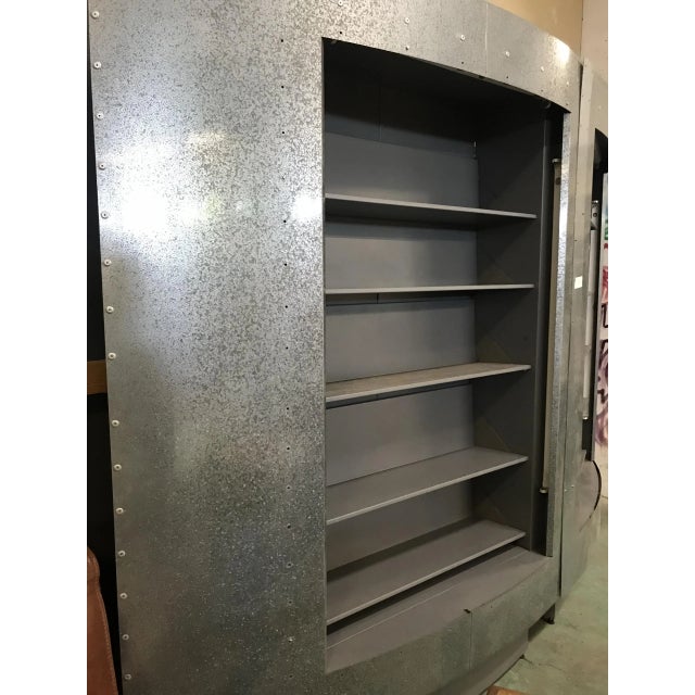 Industrial Bookcase in Steel For Sale - Image 3 of 4