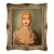 1950s Female Portrait Painting Framed Unique Art Kubra Pin-Up For Sale