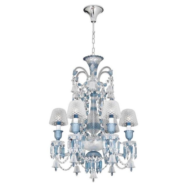 Blue Collection Regina Di Colori Chandelier in Light Blue by Jago For Sale - Image 8 of 8