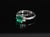 Late 20th Century 0.96ct Gia Colombian Untreated No Oil Emerald & Diamond Platinum Ring Size 5.75 For Sale - Image 13 of 18