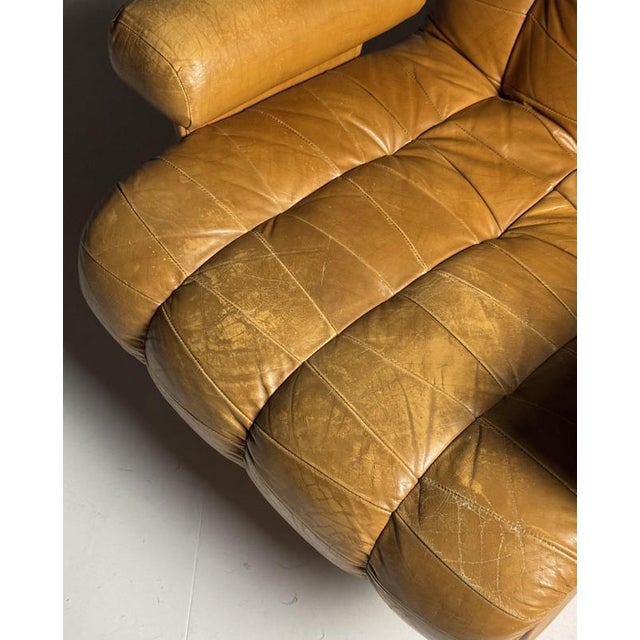 Vintage Italian Armchairs in Leather, 1970, Set of 2 For Sale - Image 18 of 18