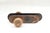 Vintage Traditional style fluted passage door knob set made of bronze with a button center. The original mounting screws...