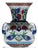 Handmade Ceramic Kandil Vase (20cm) Classic White Floral Triple Handled Form For Sale