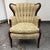 Traditional Tufted Channel Wingback Arm Chair For Sale - Image 3 of 12