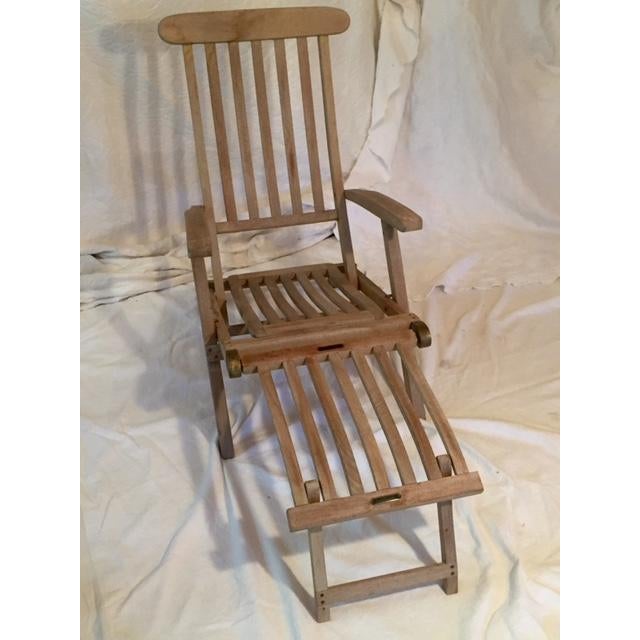 Vintage Rms Queen Elizabeth Cruise Line Deck Chair Chairish