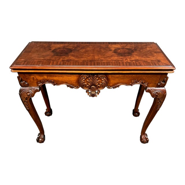 Late 20th C. Baker Game Table Chairish