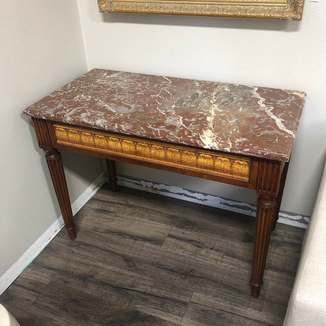 Antique Italian Marble Top Writing Desk Chairish