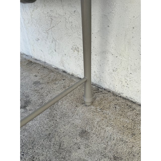 Silver Giati Designs Aprio Collection Outdoor Chairs + Ottoman, Set of Three For Sale - Image 8 of 12