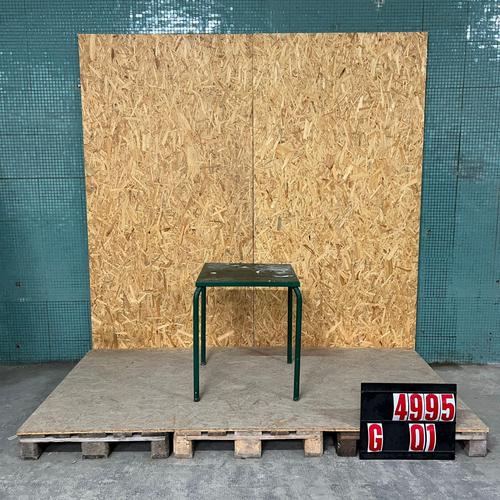 Vintage French Dark Green Outdoor Dining Table, 1950s For Sale - Image 3 of 3